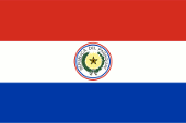 Flagge Fahne flag National flag Paraguay obverse obverse