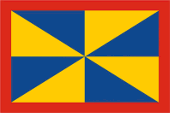 Flagge Fahne flag bandiera Herzogtum Duchy Ducato Parma e Piacenza di Parma