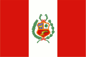 Nationalflagge Perus