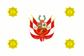 Präsidentenflagge Perus