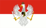 Flagge Fahne flag Polen Poland Königreich kingdom Wettin Sachsen Saxony Polska flaga