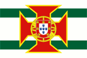 Flagge eines Gouverneurs Portugiesischer Kolonien