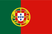 National-, Handels- und Marineflagge Portugals