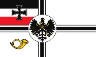 Flagge Fahne flag Deutsche Reichspost German Imperial Mail German Postal Service