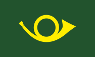 Flagge Fahne flag Logo Saarpost Post-Saar