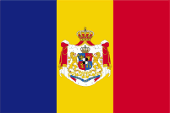 Flagge Fahne flag Kriegsflagge war flag Fürstentum Principality Rumänien Romania Romania Fürst Prince