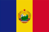 Flagge Fahne flag Volksrepublik People's Republic Rumänien Romania Nationalflagge Handelsflagge Marineflagge national flag merchant flag naval flag