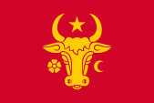 Flagge Fahne flag Fürstentum Principality Moldavien Moldawien Moldau Moldova Moldavia