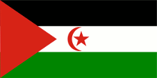 Flagge Fahne flag Westsahara Western Sahara Sahara-Republik Sahara Republic Rio de Oro DARS Polisario