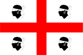 Flagge, Fahne, Sardinien