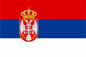 Flagge Fahne state flag Staatsflagge Serbien Serbia
