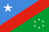 Flagge Fahne flag Koonfur Galbeed South West State of Somalia Südwestsomalia Southwest Somalia