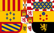 Flagge, Fahne, Spanien, König