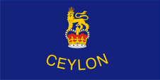 Flagge Fahne flag Generalgouverneur Governor General Britisch British Sri Lanka Ceylon