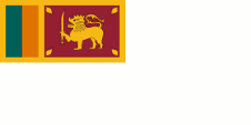Flagge, Fahne, Sri Lanka, Ceylon
