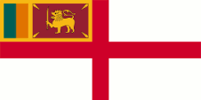 Flagge Fahne flag Marineflagge naval flag Sri Lanka Ceylon