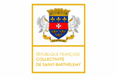 Flagge Fahne flag pavillon drapeau Saint-Barthélemy St. Barth Collectivité d'Outre-Mer de Saint-Barthélemy