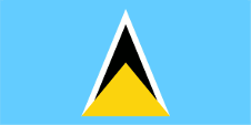 Flagge Fahne Flag Nationalflagge Handeslflagge national flag merchant flag Staatsflagge state flag St. Lucia Sankt Lucia Saint Lucia