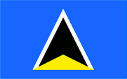 Flagge Fahne Flag Nationalflagge Handeslflagge national flag Staatsflagge state flag St. Lucia Sankt Lucia Saint Lucia