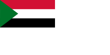 Flagge Fahne Flag Marineflagge naval flag Sudan Soudan As-Sudan