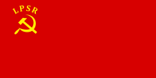 Flagge Fahne flag Sowjet Soviet Lettland Latvia Latvija