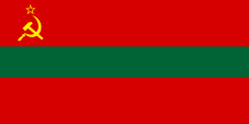 Flagge der Moldauischen Sozialistischen Sowjetrepublik