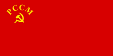Flagge Fahne flag Moldavien Moldawien Moldau Moldova Moldavia Moldauische Sozialistische Sowjetrepublik Moldavian Soviet Socialist Republic