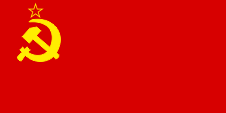 Sowjet soviet Flagge Fahne flag Turkmenistan Turkmenien Turkmenische Sozialistische Sowjetrepublik Turkmen Soviet Socialist Republic