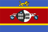 Flagge, Fahne, Swasiland, Eswatini