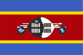 Flagge Fahne Flag Nationalflagge Staatsflagge national flag state flag Eswatini Swasiland Swaziland Ngwana Ngwane