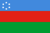 Flagge Fahne flag Koonfur Galbeed South West State of Somalia Südwestsomalia Southwest Somalia