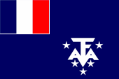 Flagge, Fahne, Französisches Südpolarmeergebiet, Französische Süd- und Antarktisgebiete
