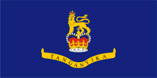 Flagge Fahne Flag Generalgouverneur Governor General Britisch Tanganjika British Tanganyika