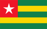 Flagge Fahne flag Togo Republique Togolaise