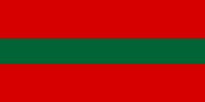 Flagge der Republik Transnistrien
