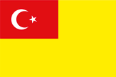 Flagge Fahne flag ensign Quarantäneflagge Quarantäne quarantine flag Türkei Türkiye Osmanisches Reich Turkey Türkiye Ottoman Empire