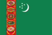 Flagge, Fahne, Turkmenistan