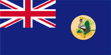 Flagge Fahne flag Staatsflagge state flag Britisch British Kolonie colonial Uganda Ouganda Buganda