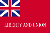 Flagge Fahne flag Taunton Freiheitsflagge Liberty flag Red Ensign Neuengland New England USA Vereinigte Staaten von Amerika United States of America