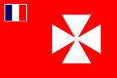Flagge Fahne flag drapeau pavillon Königreich Kingdom Royaume Uvea Wallis und Futuna Wallis and Futuna Wallis et Futuna