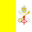 Flagge Fahne bandiera flag Kirchenstaat Vatikanstadt Vatikan Vatican City State Holy See Saint-Siège Sancta Sedes Status Civitatis Vaticanæ