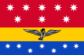 Marineflagge naval flag Flagge Fahne flag Walachei Wallachia Vlachia Muntenia Principatul Tării Românesti