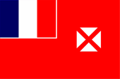 Flagge Fahne flag drapeau pavillon Wallis und Futuna Wallis and Futuna Collectivité d’outre-mer de Wallis et Futuna