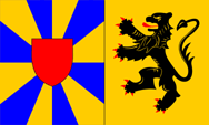 Flagge Fahne flag vlag drapeau provincie province Provinz Belgien Belgique België Westflandern West Flanders West-Vlaanderen Flandre Occidentale
