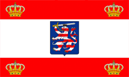 Flagge Fahne Großherzogtum Hessen-Darmstadt flag Grand Duchy Hesse-Darmstadt