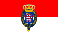 Flagge Fahne Großherzogtum Hessen-Darmstadt flag Grand Duchy Hesse-Darmstadt Großherzog Grand Duke