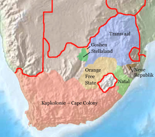 Republiken der Buren Burenrepubliken Boer's Republics