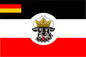 Flagge Fahne flag Mecklenburg-Schwerin Seedienstflagge official flag offshore