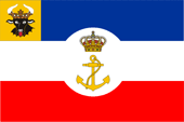 Flagge Fahne flag Mecklenburg-Schwerin Seedienstflagge official flag offshore