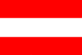 Flagge unter den österreichischen Habsburgern